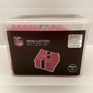 SET/4 NEW OFFICIALLY LICENSED NEW ENGLAND PATRIOTS TEAM BEAN BAGS FOR CORN HOLE
